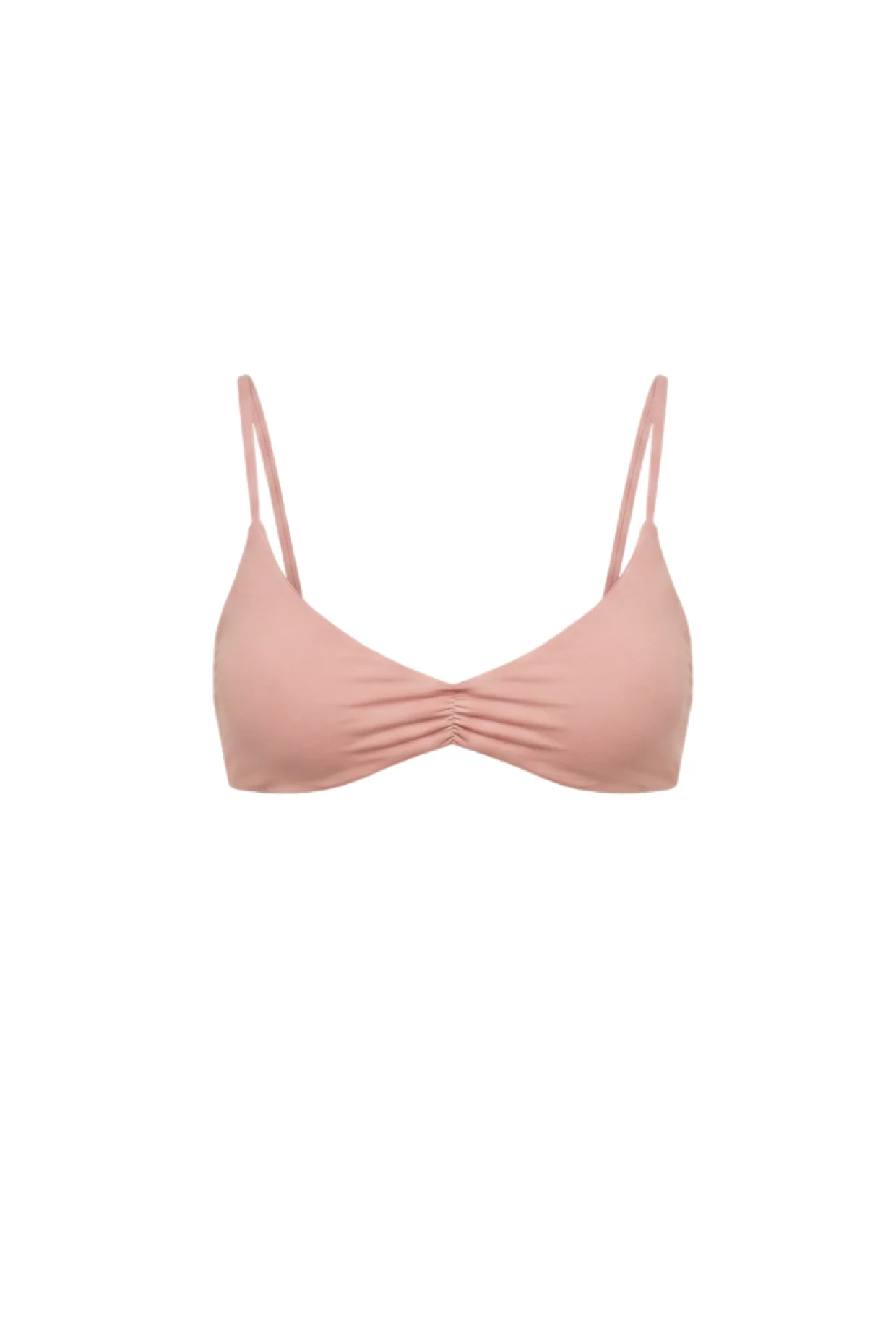 Scoop Neck Bikini Top - Desert Rose