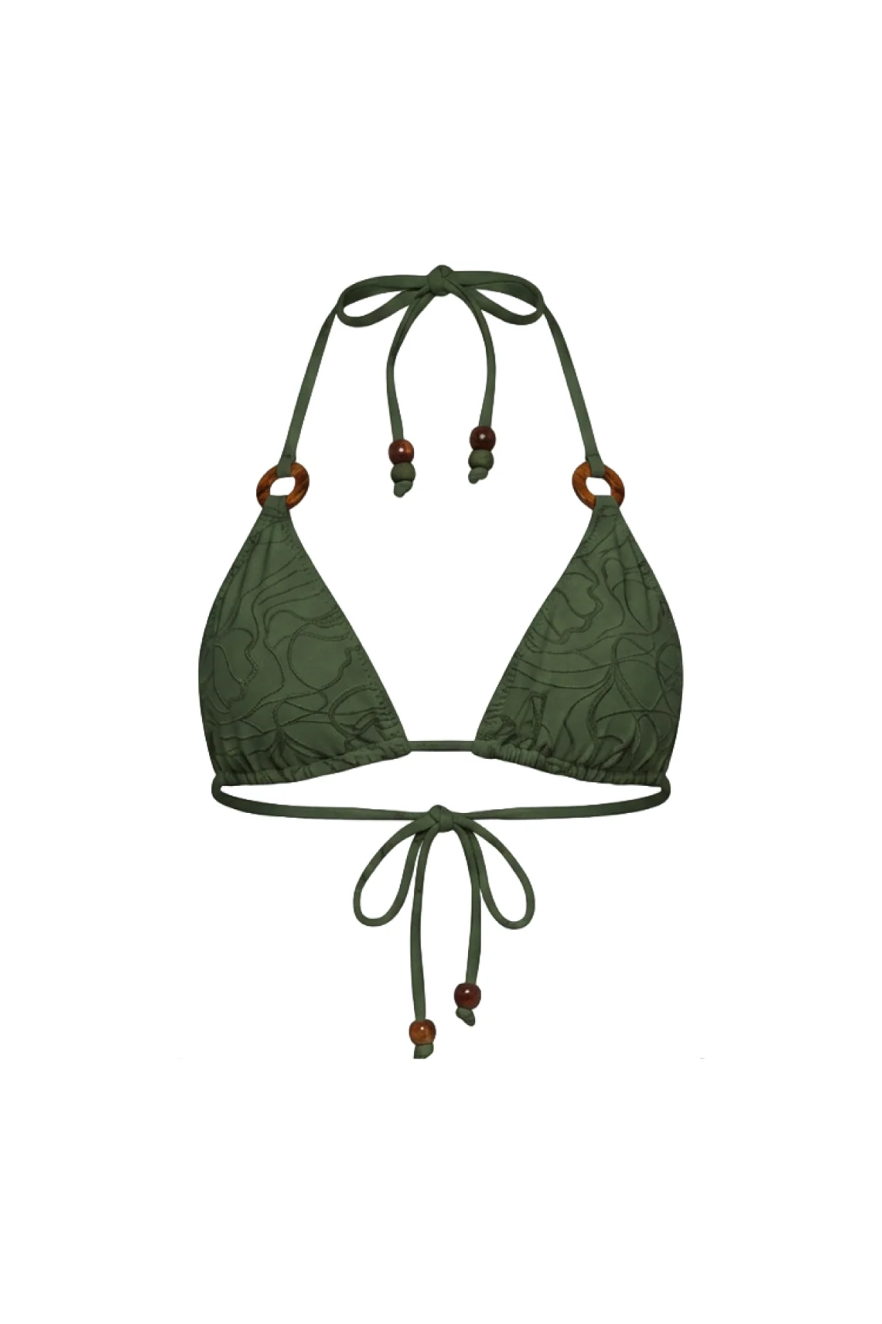 Mila / Palm Moss - Ring Triangle Top