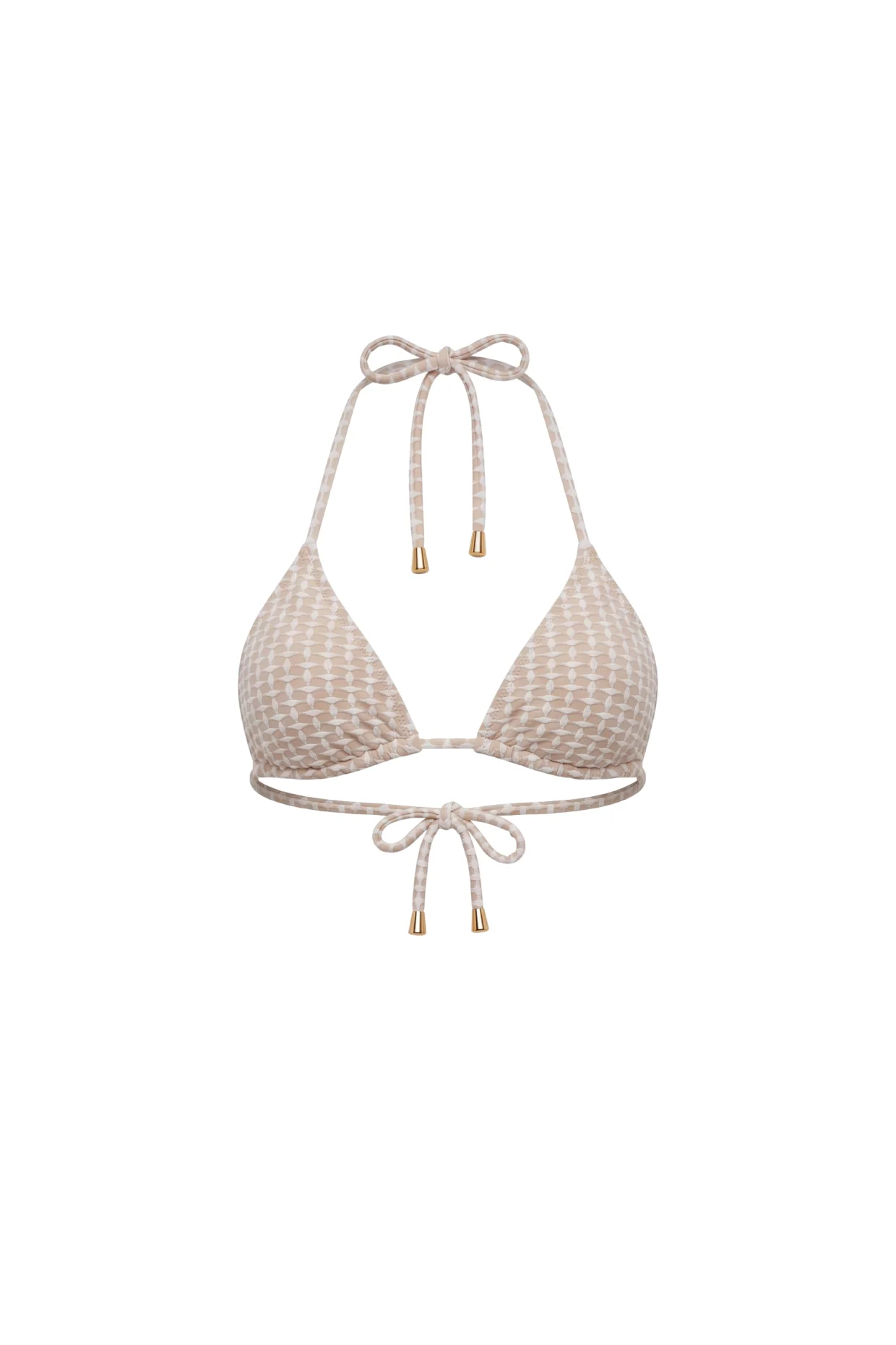 Triangle Top - Textured Raw Linen